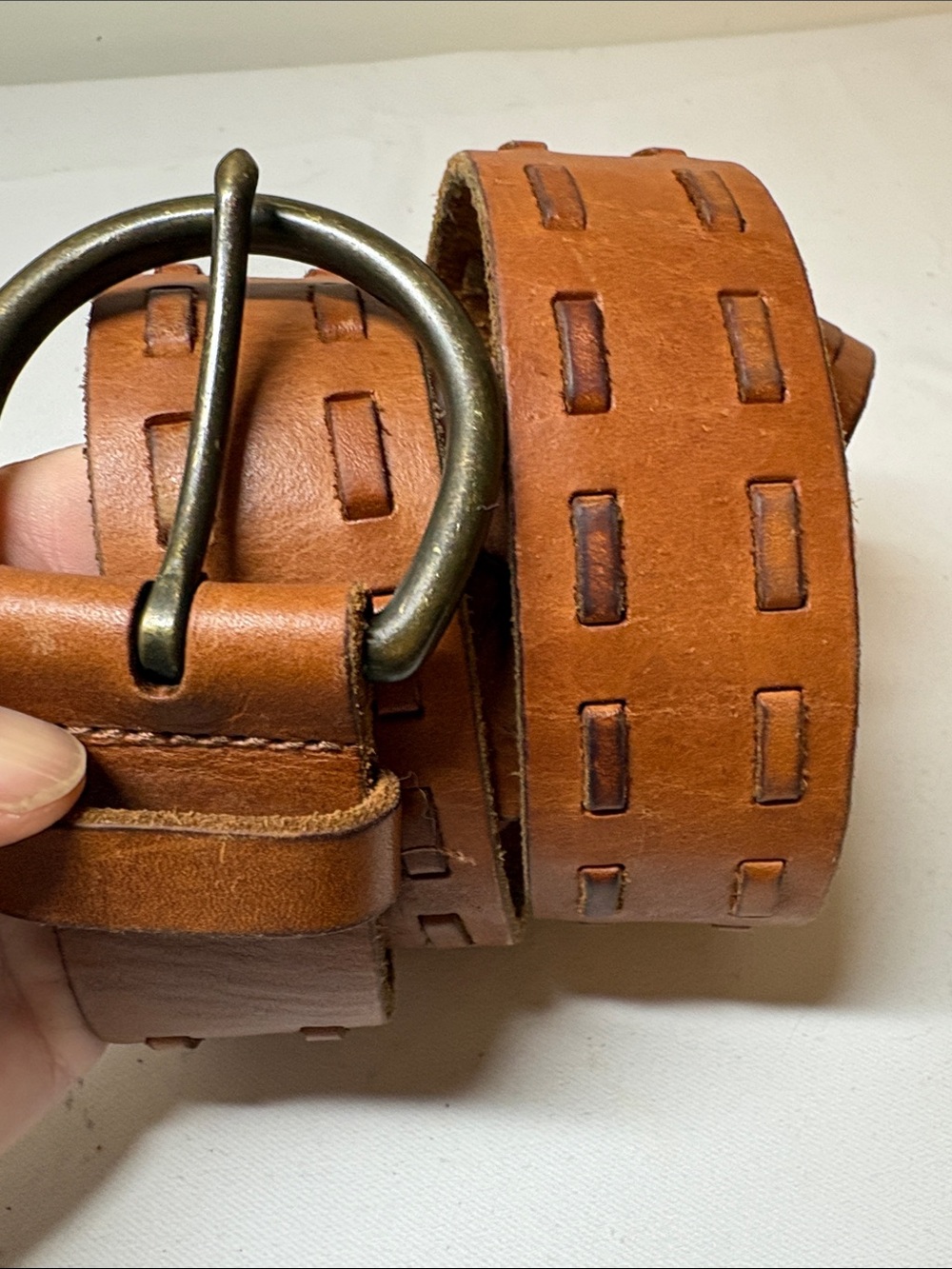 Banana Republic embellished Brown Leather Belt Size S